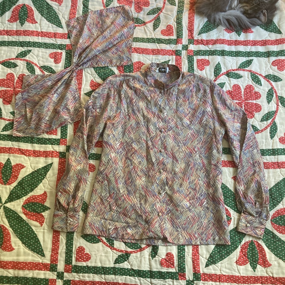 70’s button down blouse